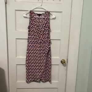 NWT Banana Republic Fitted Faux Wrap Stretch Dress XS